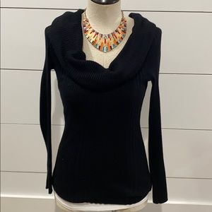 Black long sleeve sweater